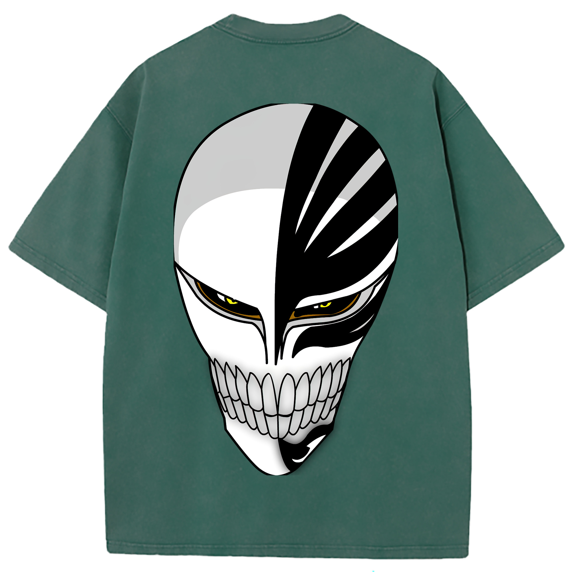 （画像用） ブリーチ 黒崎一護（くろさき いちご）BLEACH Kurosaki Ichigo 綿100% ヴィンテージ風 半袖Tシャツ（背面プリント）